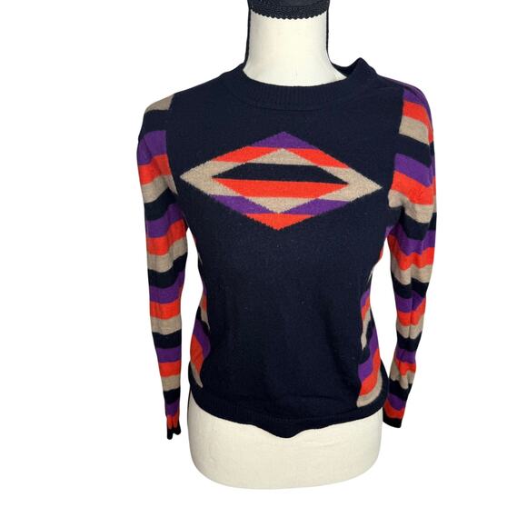 Marc By Marc Jacobs Sweaters - Marc by Marc Jacobs Merino Wool Sweater Womens M Geometric Colorblock Knit